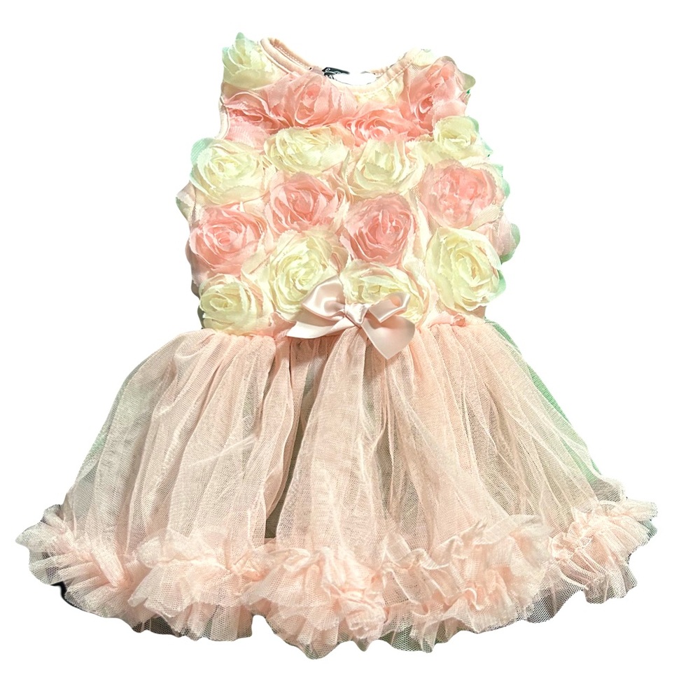 Dog Formal Flower dress M/L